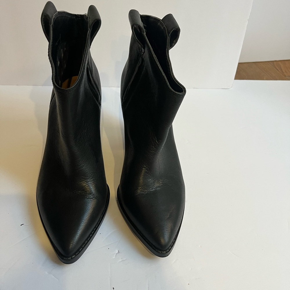 Lucky Brand Sleek Black Ankle Boots